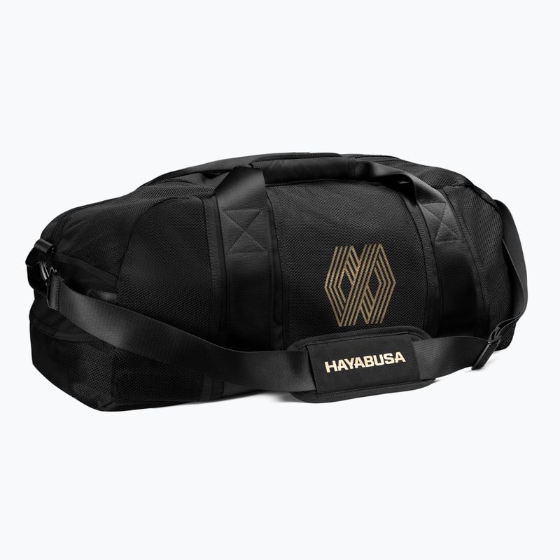 Hayabusa Mayweather Mesh Gym Bag 70 l black/gold 2
