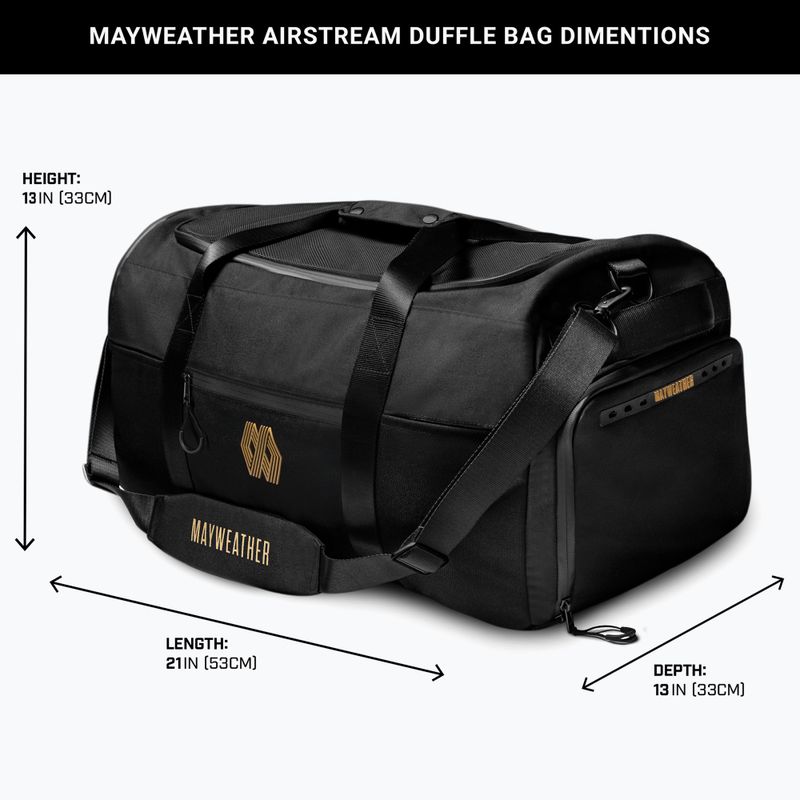 Hayabusa Mayweather Airstream Duffle Bag 50 l black/gold 3