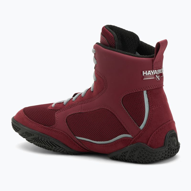 Men's boxing shoes Hayabusa Pro Boxing garnet/grey 3