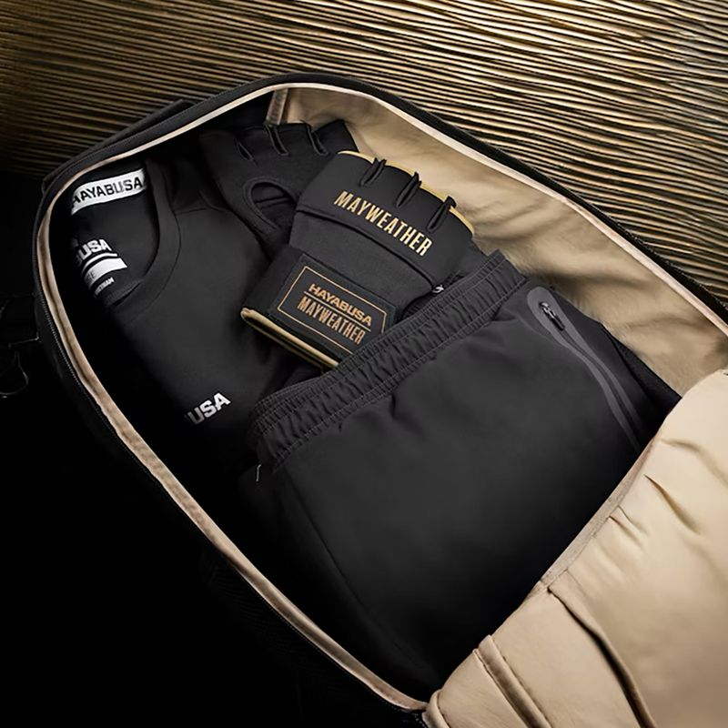 Hayabusa Mayweather Boxing training backpack 30 l black/gold 6