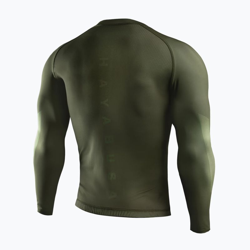 Men's long sleeve rashguard Hayabusa Core Rash Guard green 2