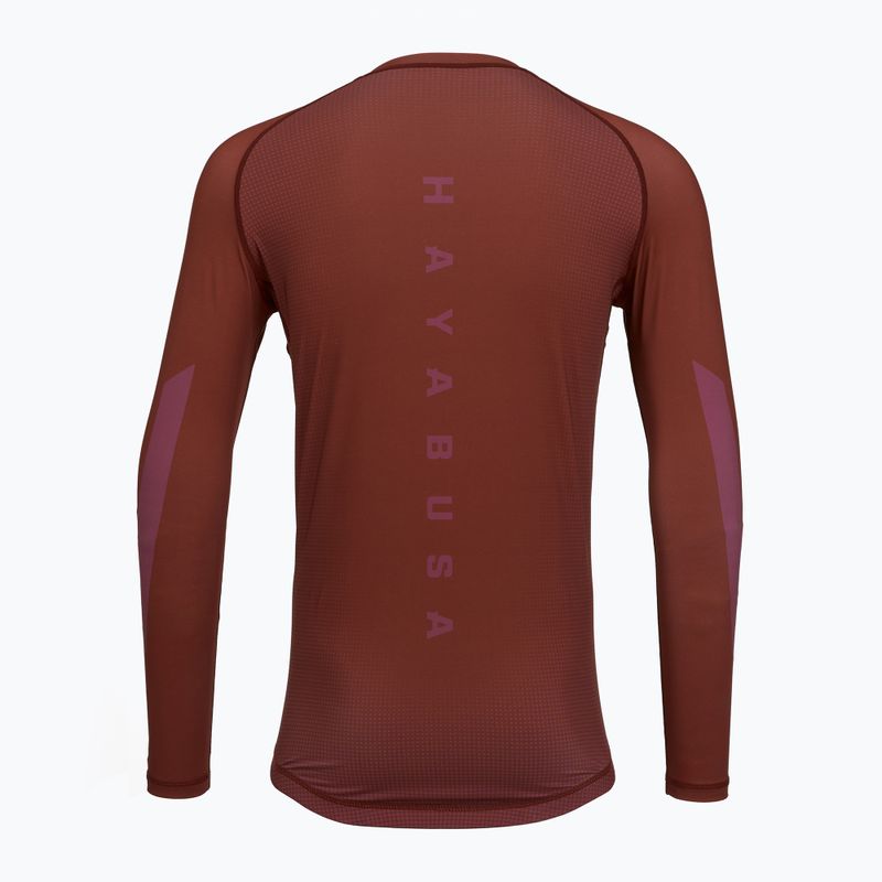 Men's long sleeve rashguard Hayabusa Core Rash Guard red 2