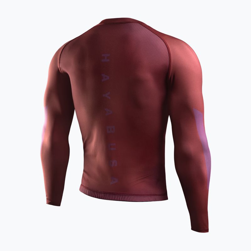 Men's long sleeve rashguard Hayabusa Core Rash Guard red 2