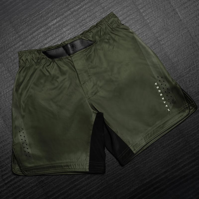 Men's training shorts Hayabusa Apex Fight 3/4 green 7