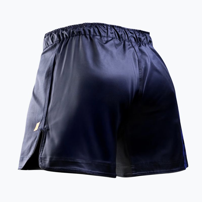 Men's training shorts Hayabusa Apex Fight Mid navy/orange 2
