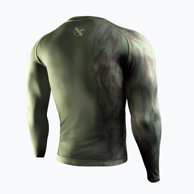 Men's long sleeve rashguard Hayabusa Apex Rash Guard green 2