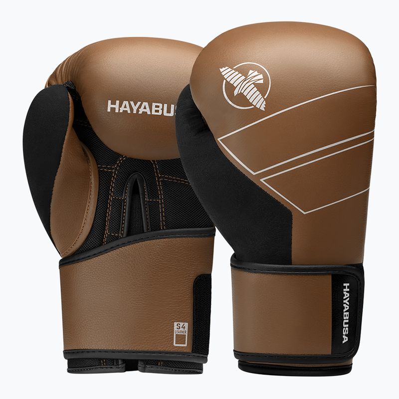 Boxing gloves Hayabusa S4 Leather golden brown