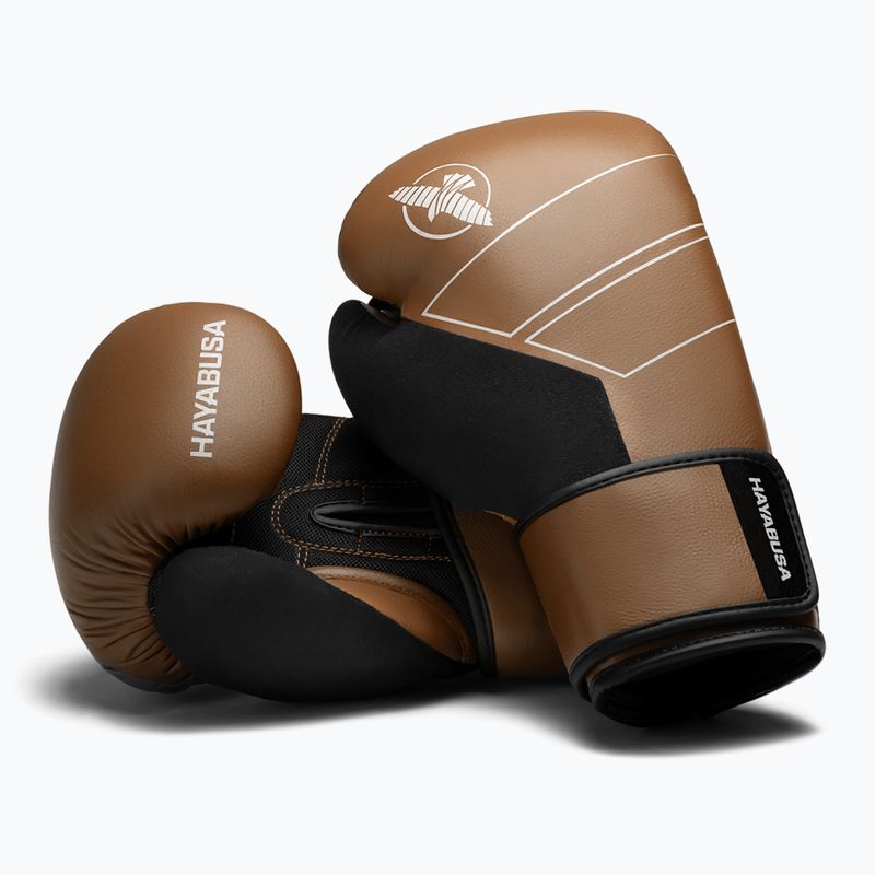 Boxing gloves Hayabusa S4 Leather golden brown 2