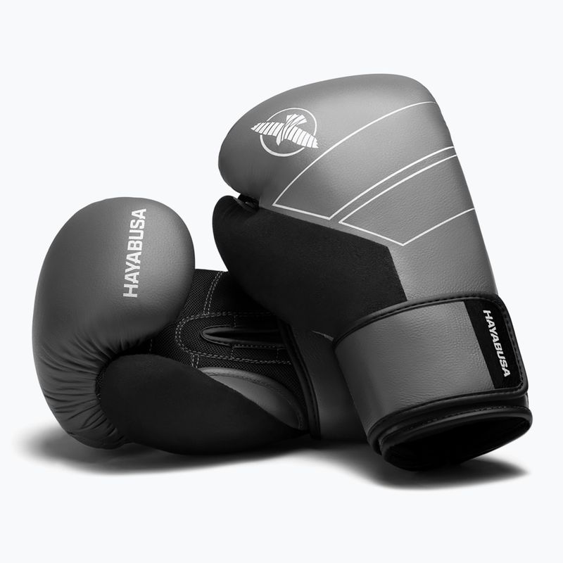 Boxing gloves Hayabusa S4 Leather grey 2