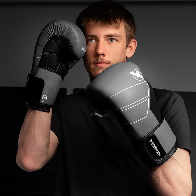 Boxing gloves Hayabusa S4 Leather grey 10