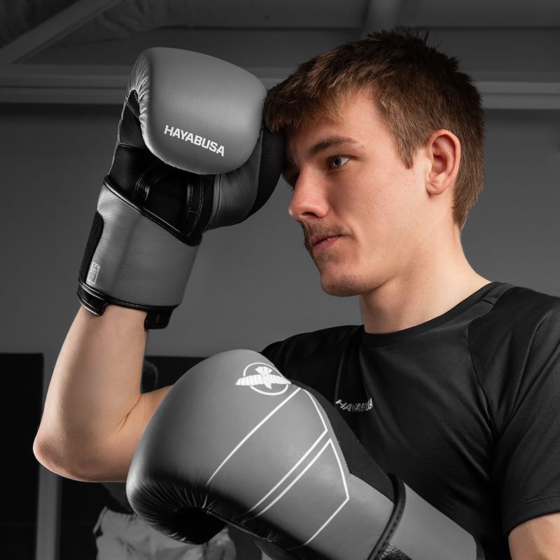 Boxing gloves Hayabusa S4 Leather grey 11