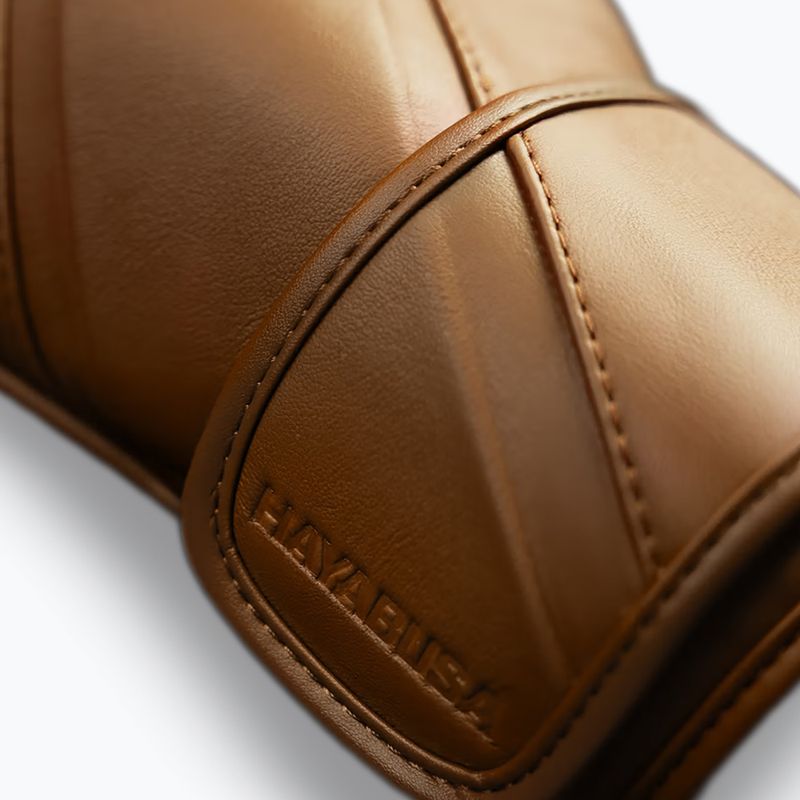 Boxing gloves Hayabusa E1 Leather brown 4
