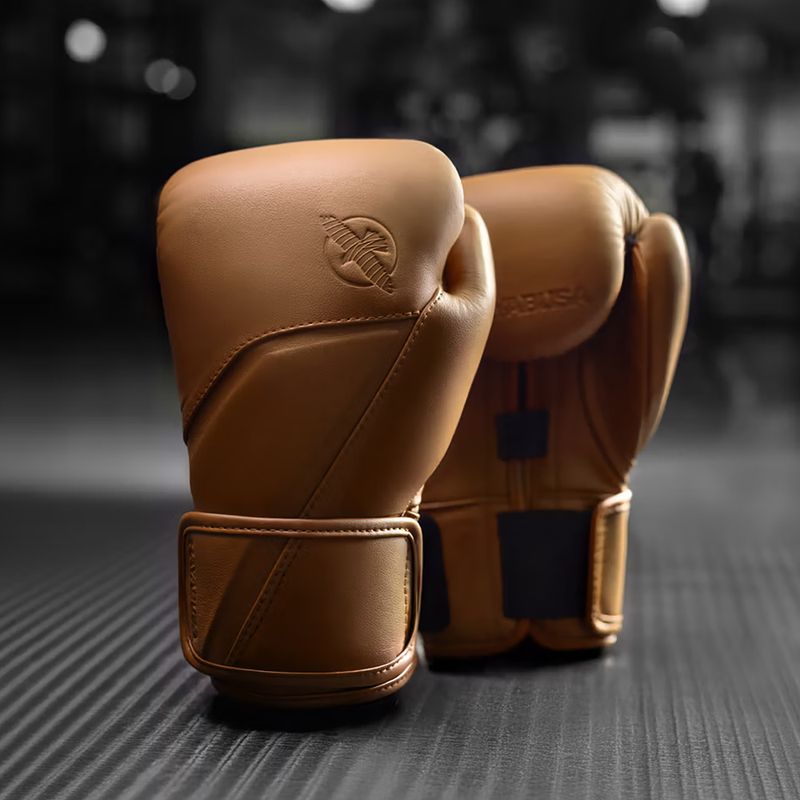 Boxing gloves Hayabusa E1 Leather brown 5
