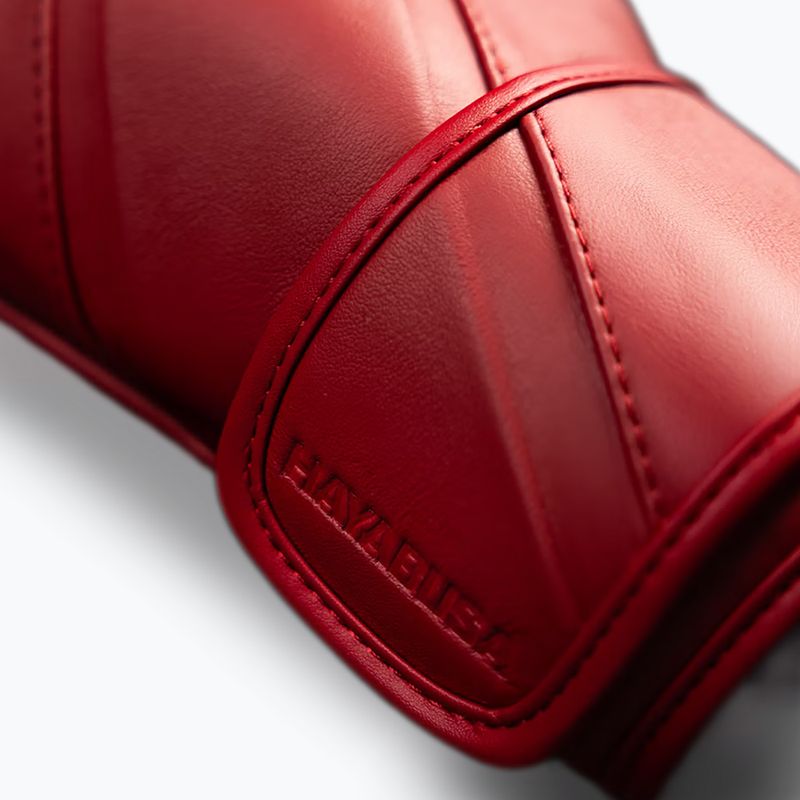 Boxing gloves Hayabusa E1 Leather red 4