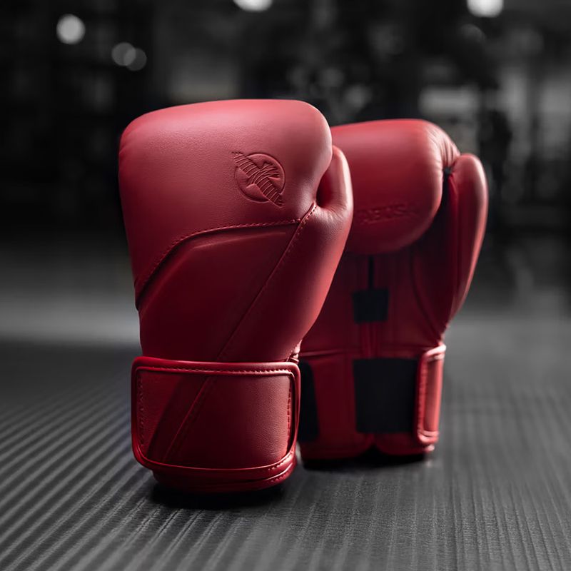 Boxing gloves Hayabusa E1 Leather red 5