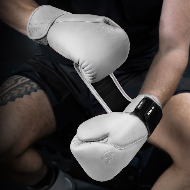 Boxing gloves Hayabusa T360 Leather white 5