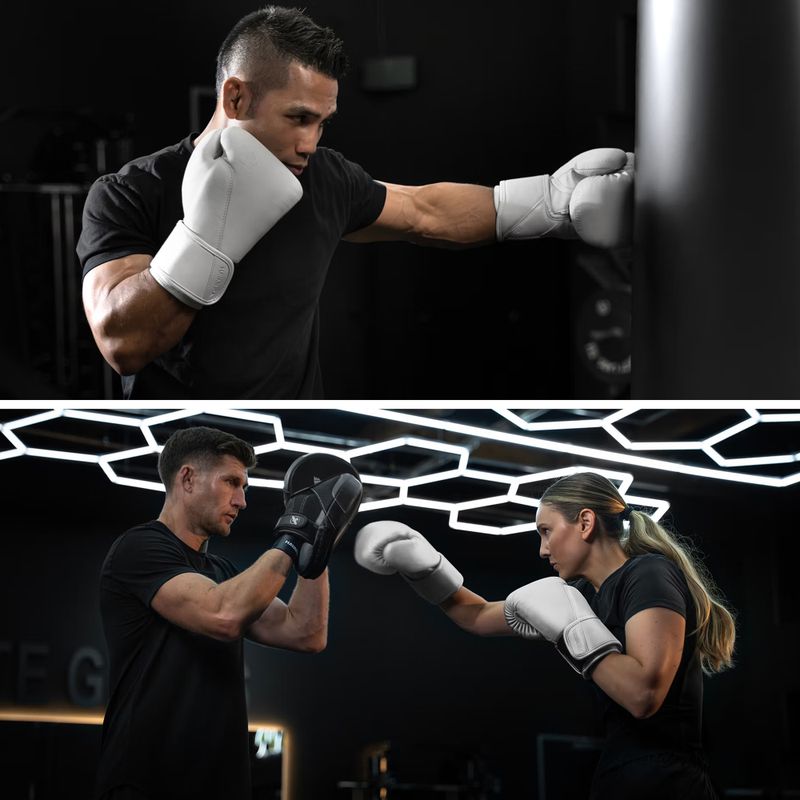 Boxing gloves Hayabusa T360 Leather white 6