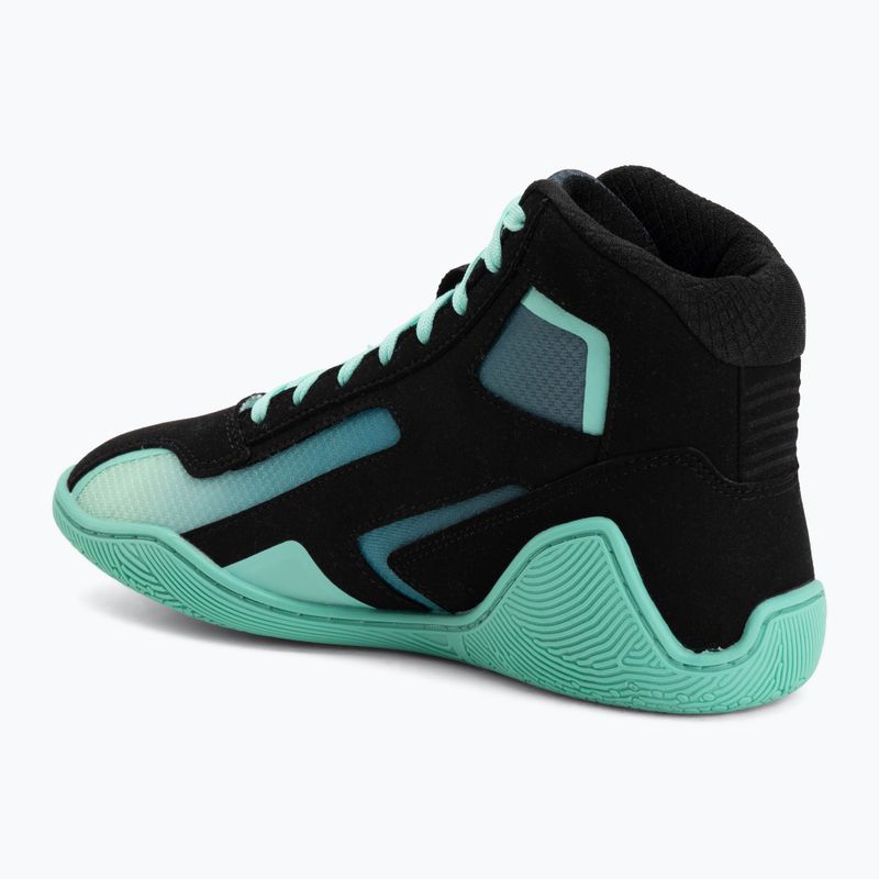 Boxing shoes Hayabusa Surge black/cyan 3