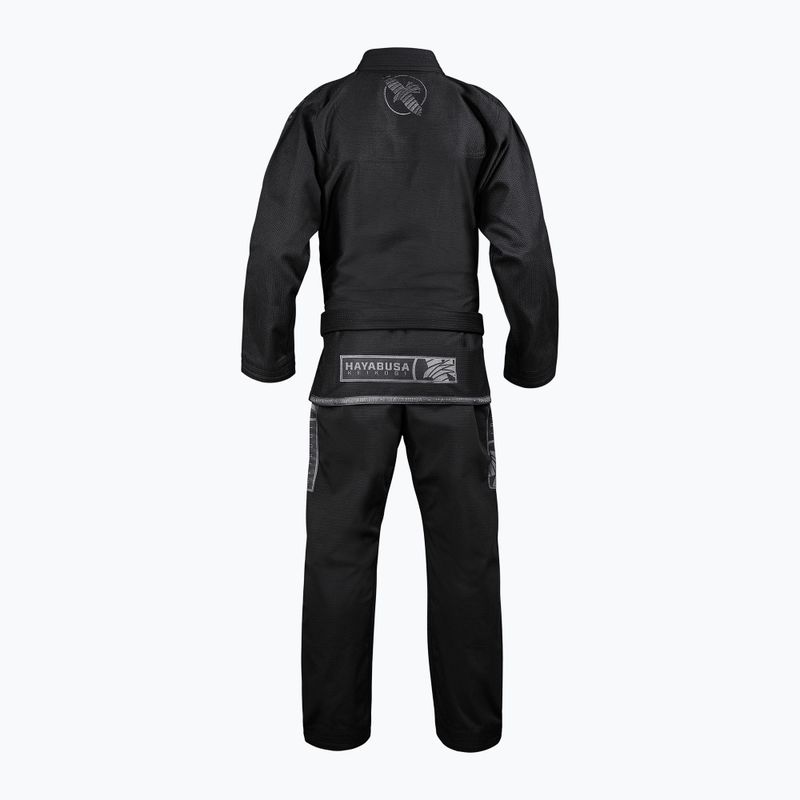 GI for Brazilian jiu-jitsu Hayabusa Lightweight black 2