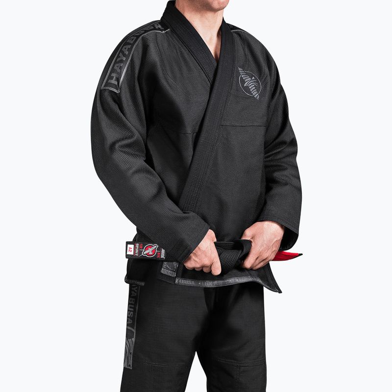 GI for Brazilian jiu-jitsu Hayabusa Lightweight black 4