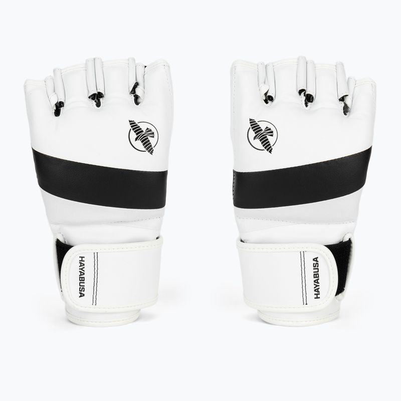 Hayabusa T3 MMA grappling gloves white/black 2