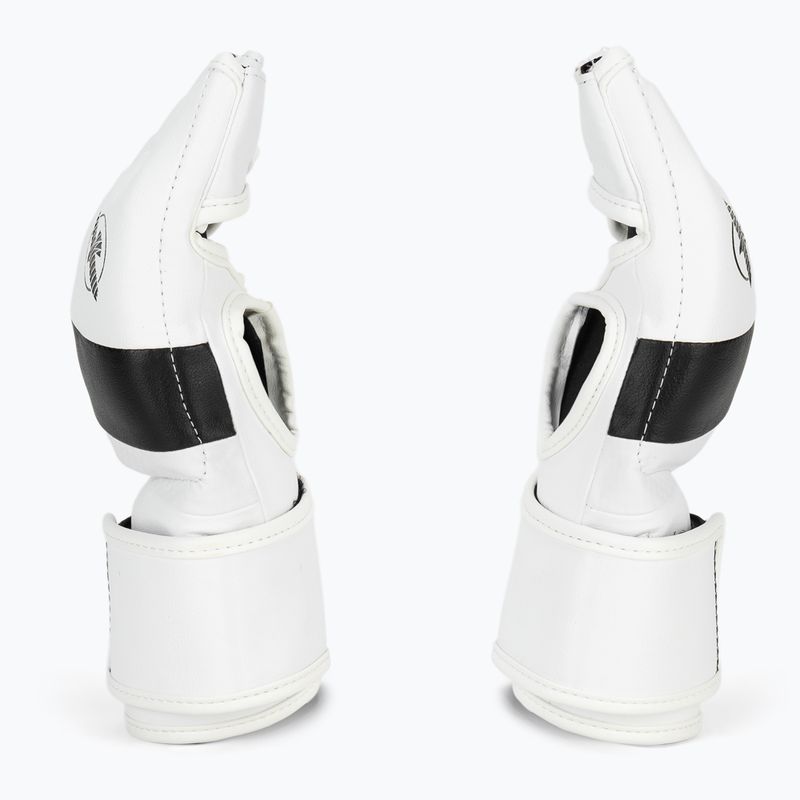 Hayabusa T3 MMA grappling gloves white/black 4