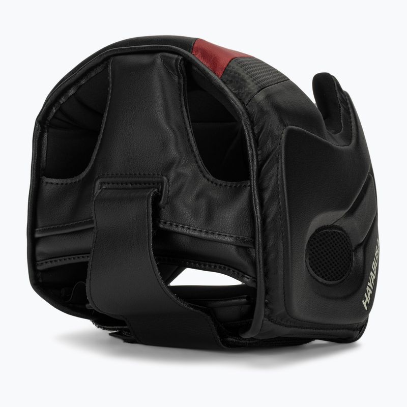 Hayabusa T3 Headgear boxing helmet black/red 6