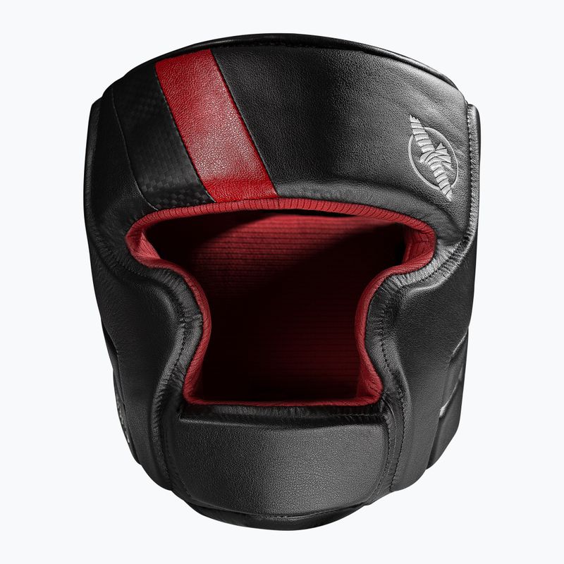 Hayabusa T3 Headgear boxing helmet black/red 3