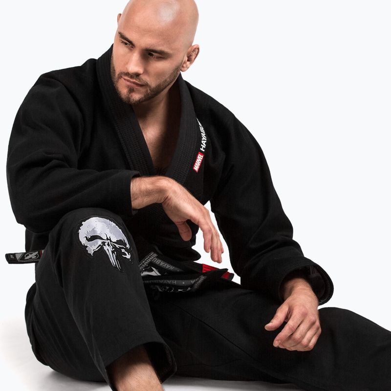 GI for Brazilian jiu-jitsu Hayabusa Marvel The Punisher black 8