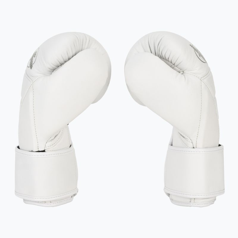 Hayabusa T3 Kanpeki arctic white boxing gloves 4