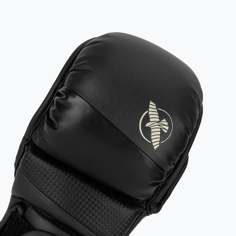 Hayabusa T3 Hybrid black grappling gloves 5