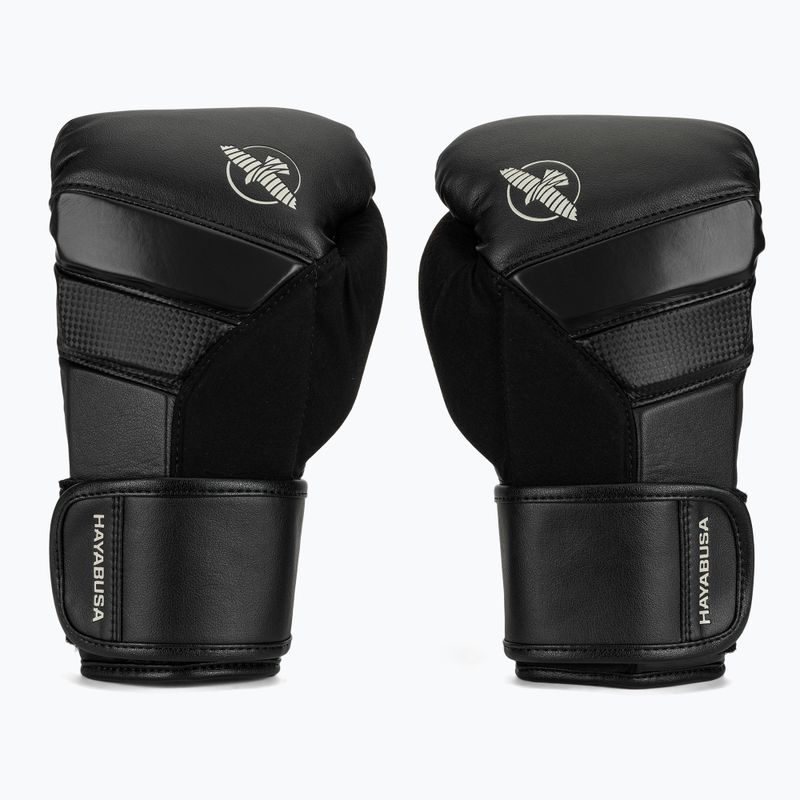 Hayabusa T3 black boxing gloves