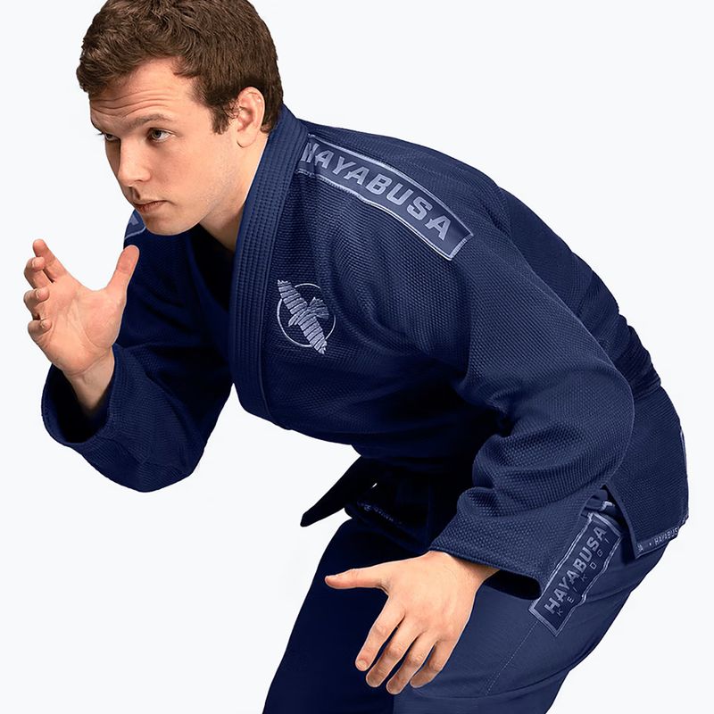 GI to Brazilian jiu-jitsu Hayabusa Lightweight navy 4