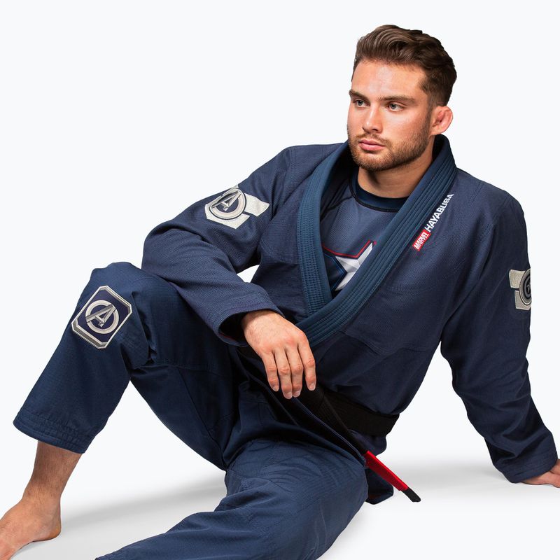 GI for Brazilian jiu-jitsu Hayabusa Marvel's Captain America blue 3