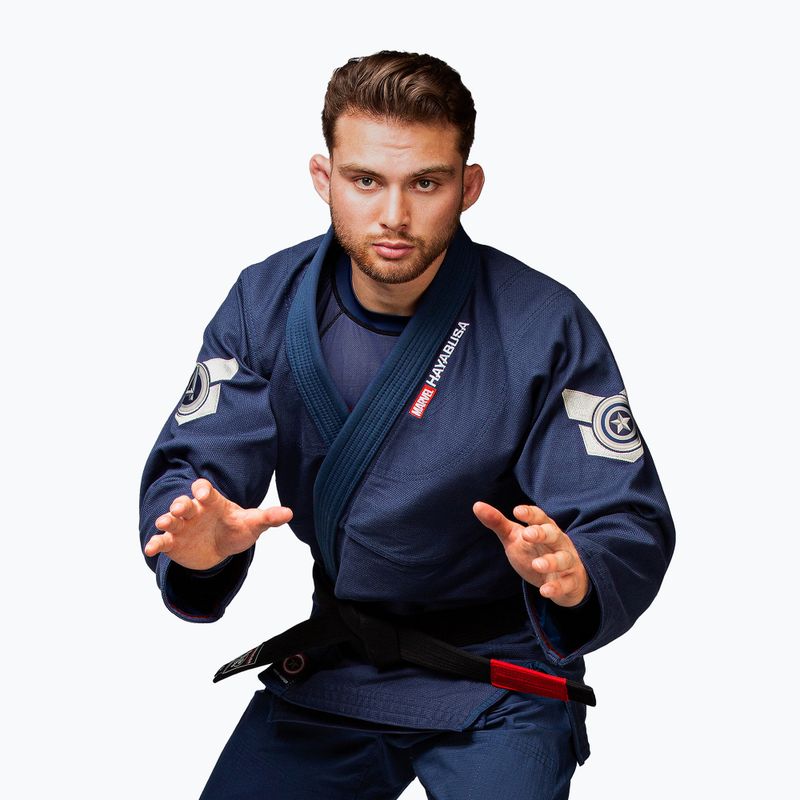 GI for Brazilian jiu-jitsu Hayabusa Marvel's Captain America blue 6