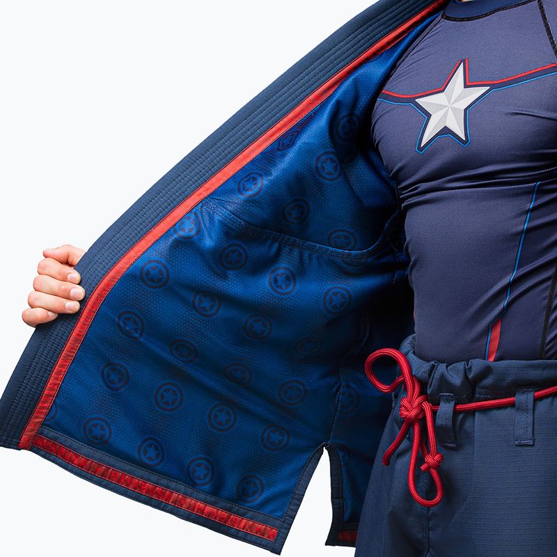 GI for Brazilian jiu-jitsu Hayabusa Marvel's Captain America blue 7