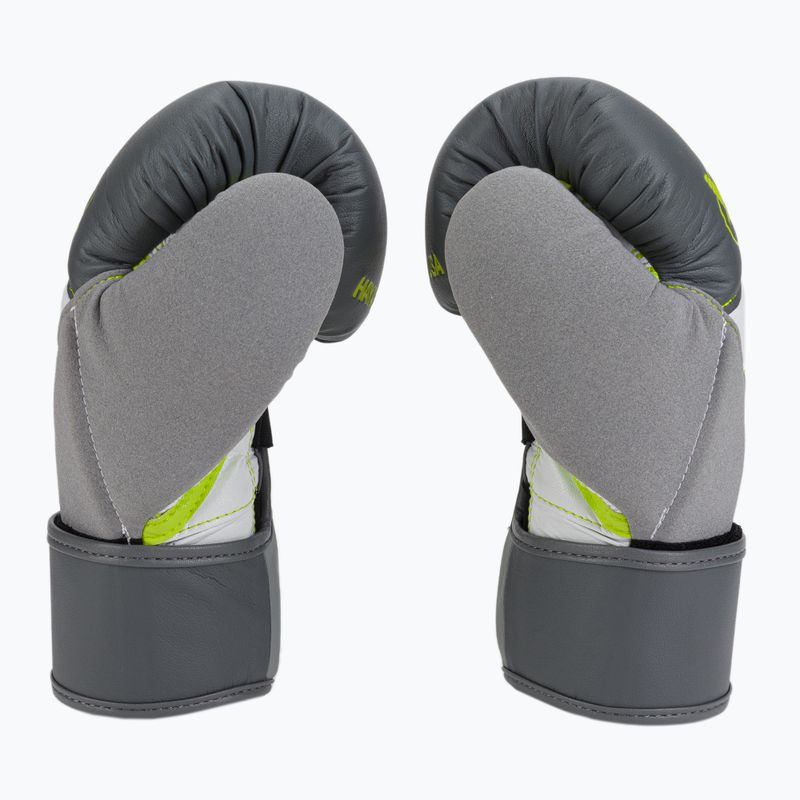 Hayabusa T3 grey-yellow boxing gloves T314G 4