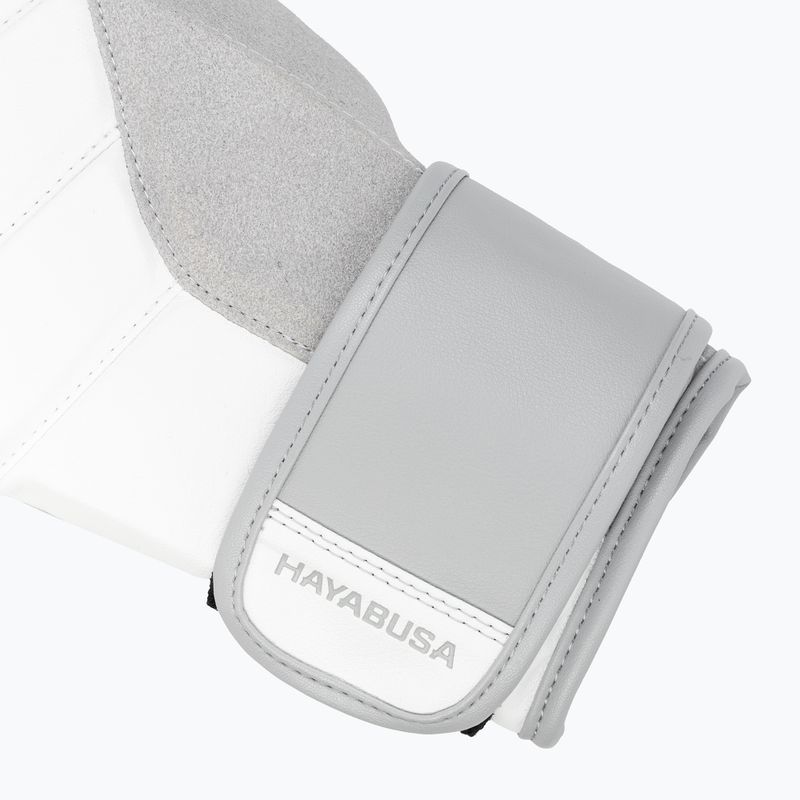 Hayabusa T3 white/grey boxing gloves 6