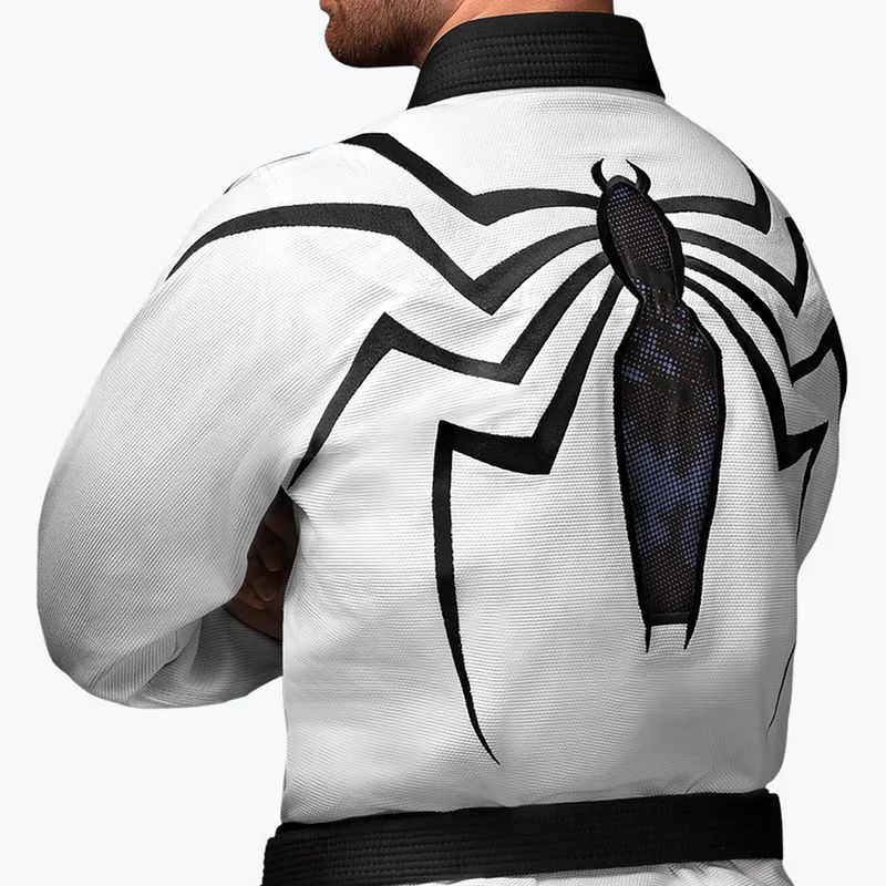 GI to Brazilian jiu-jitsu Hayabusa Marvel Venom white 3