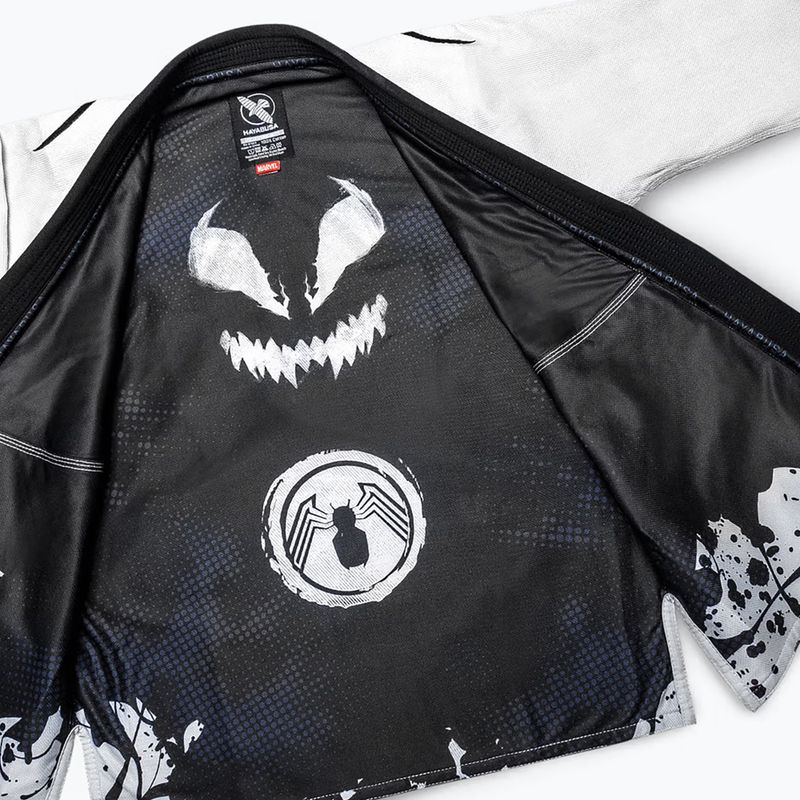 GI to Brazilian jiu-jitsu Hayabusa Marvel Venom white 5