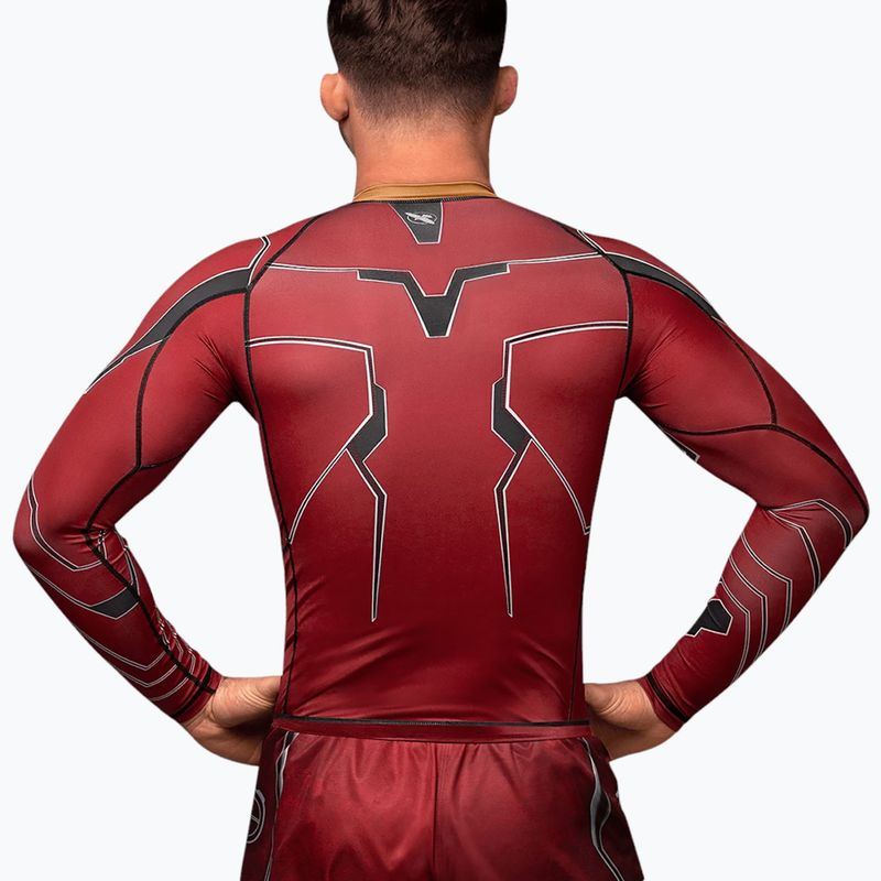 Hayabusa men's longsleeve rashguard Marvel's Iron Man red 2
