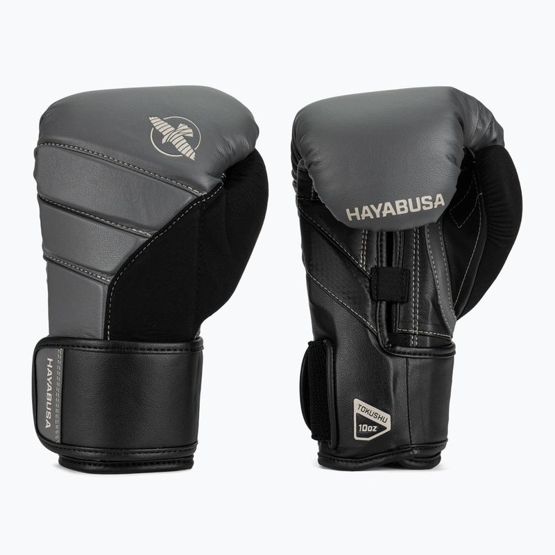 Hayabusa T3 charcoal/black boxing gloves