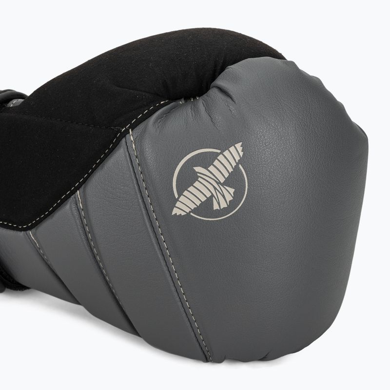 Hayabusa T3 charcoal/black boxing gloves 5