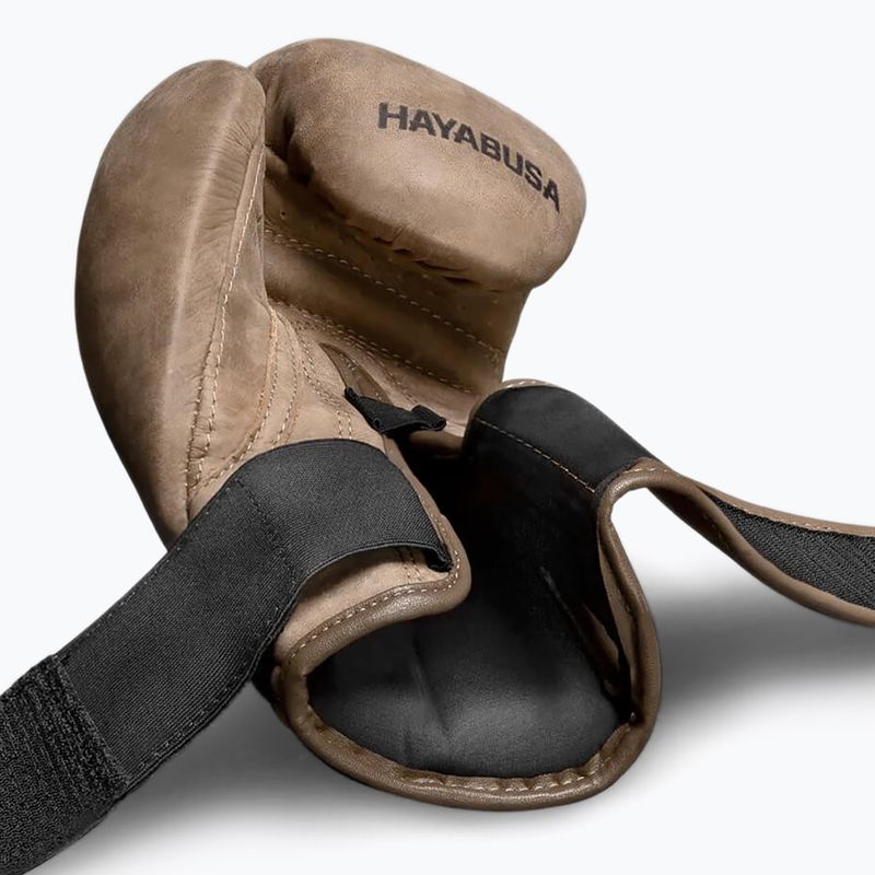 Hayabusa T3 LX Vintage brown boxing gloves T3LX14G 10