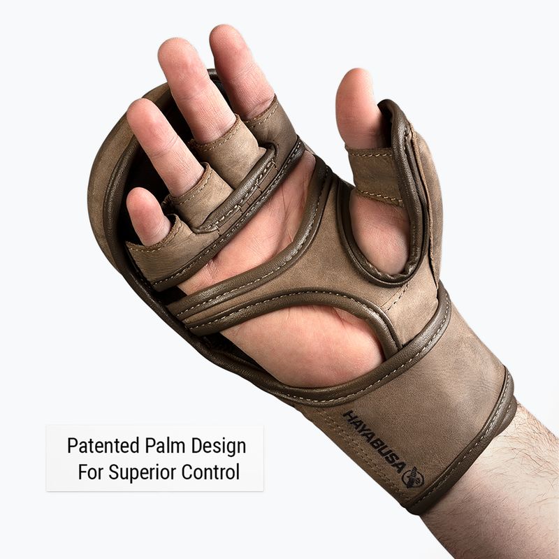 Boxing gloves Hayabusa T3 LX Hybrid brown 10