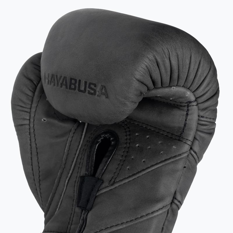 Hayabusa T3 LX obsidian boxing gloves 4