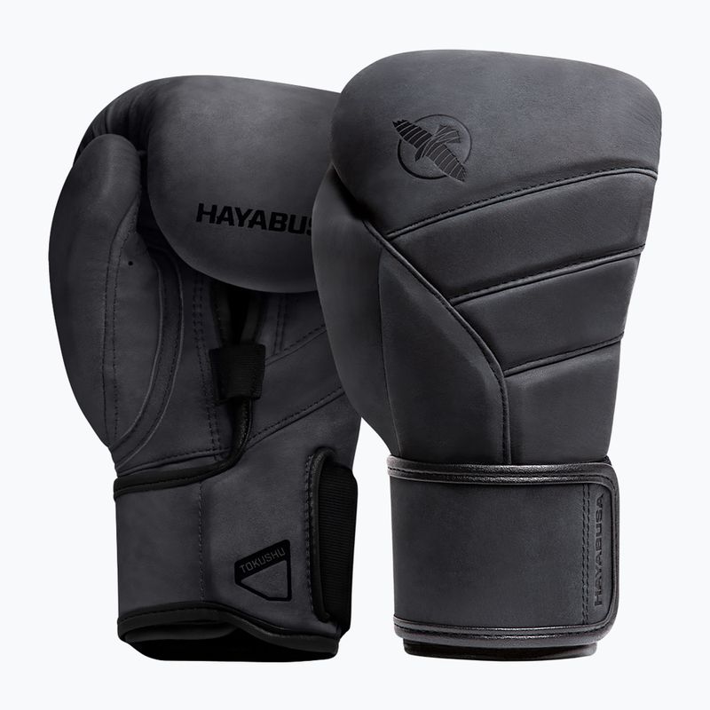 Hayabusa T3 LX obsidian boxing gloves 5