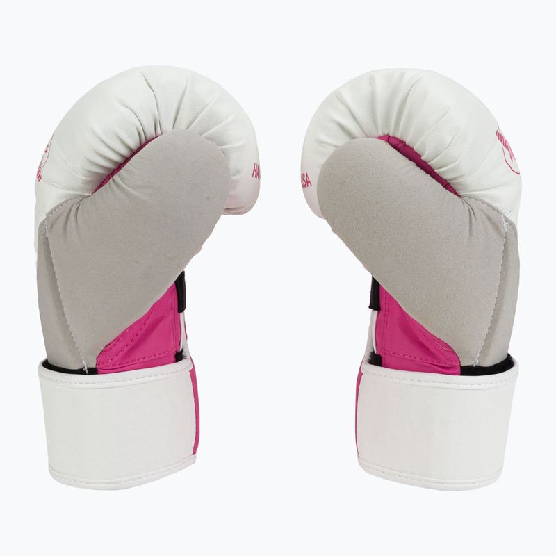 Hayabusa T3 boxing gloves white and pink T314G 4
