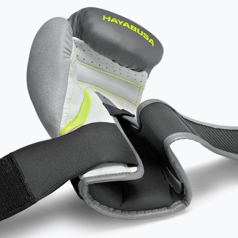 Hayabusa T3 grey-yellow boxing gloves T314G 9