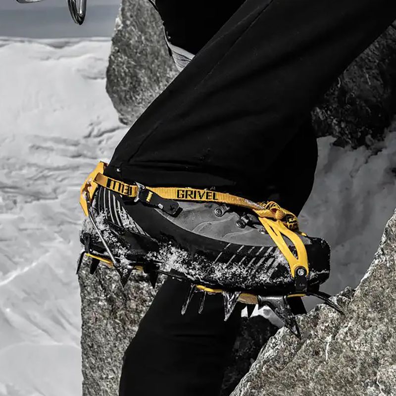 Semi-automatic crampons Grivel G12 LT yellow 5